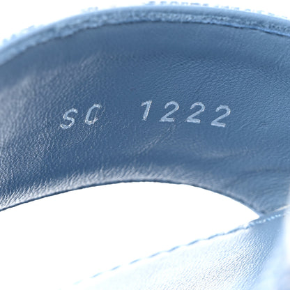 Louis Vuitton Monogram Denim Silhouette Sandals 36 Blue 8 of 9