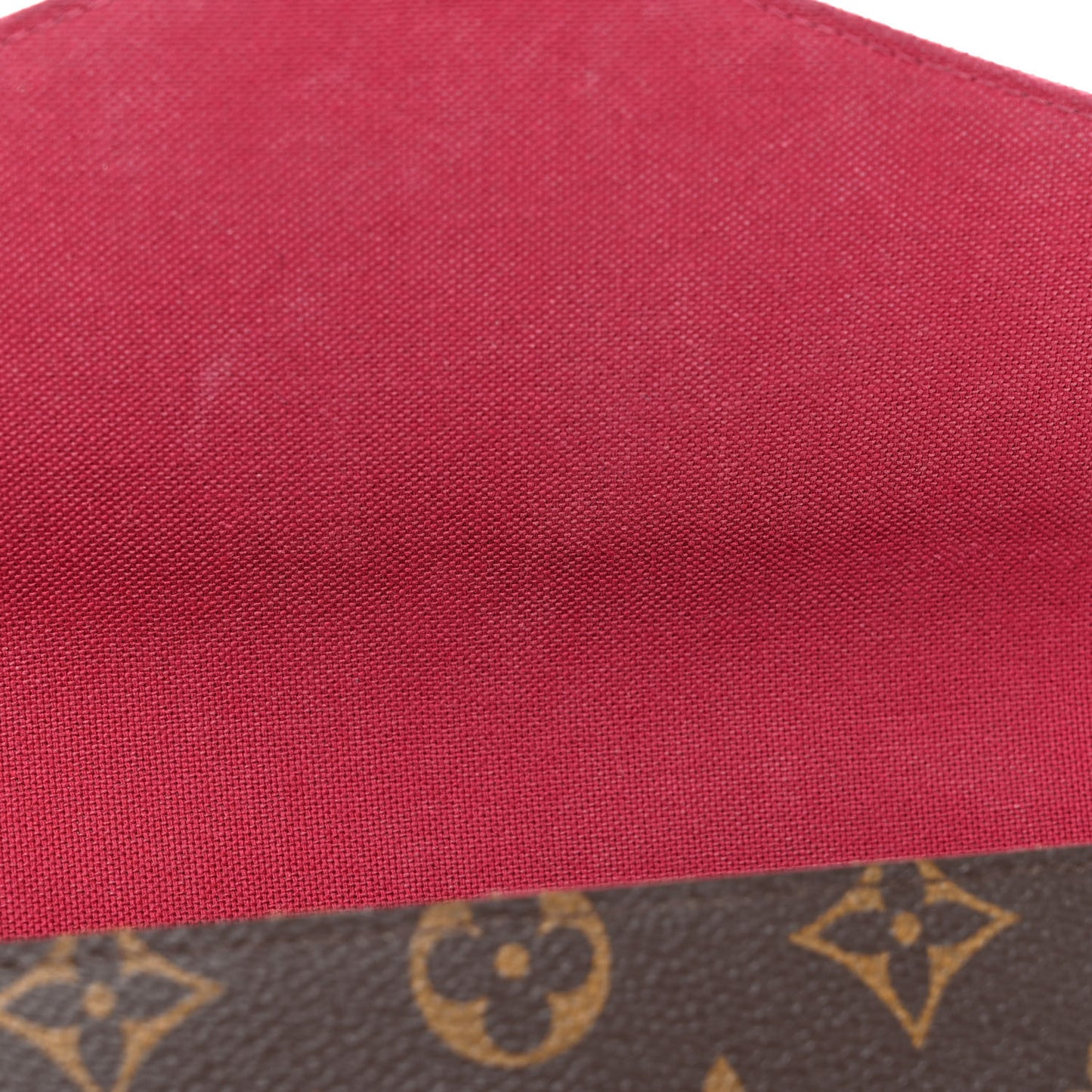 Monogram Pochette Felicie Chain Wallet Fuchsia