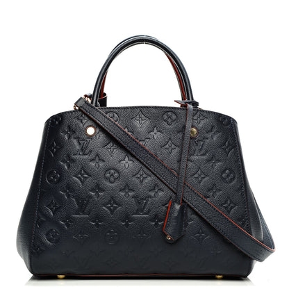 Louis Vuitton Empreinte Montaigne MM Marine Rouge 1 of 7