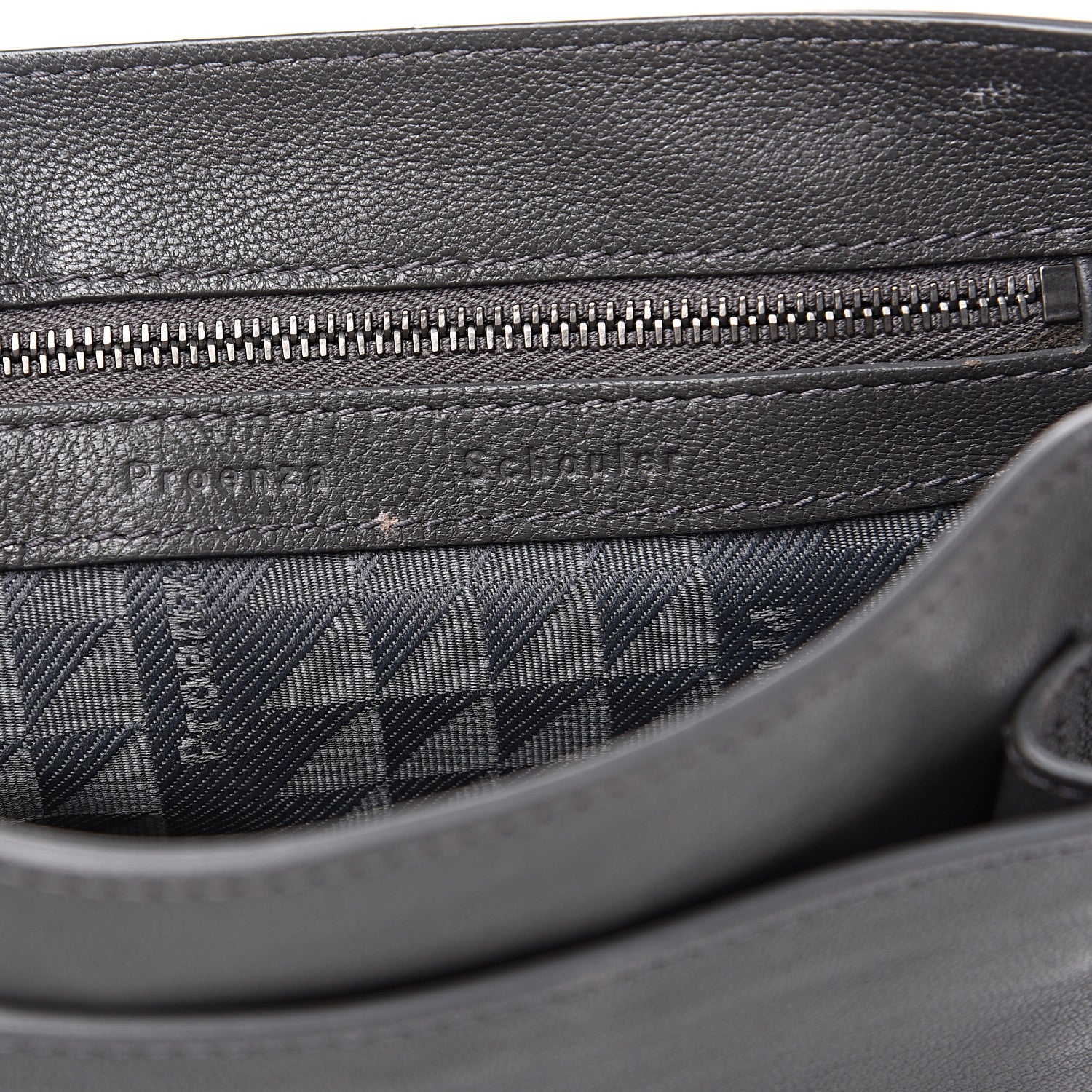 Proenza Schouler Lambskin PS1 Mini Pouch Messenger Heather Grey 7 of 9