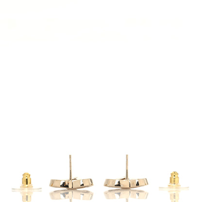 Chanel Metal CC Heart Coco In Love Earrings Gold 3 of 4