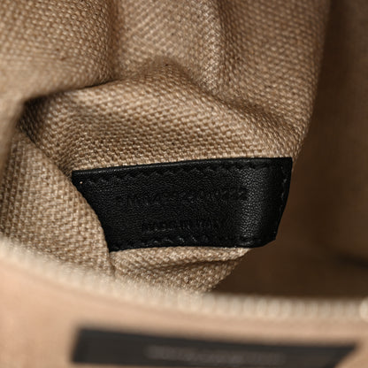 Saint Laurent Linen Calfskin Rive Gauche Tote Greggio Natural 7 of 11