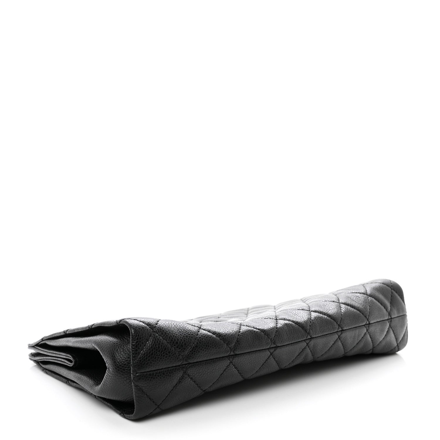 Chanel Caviar Quilted CC Large Clutch Black 4 of 7