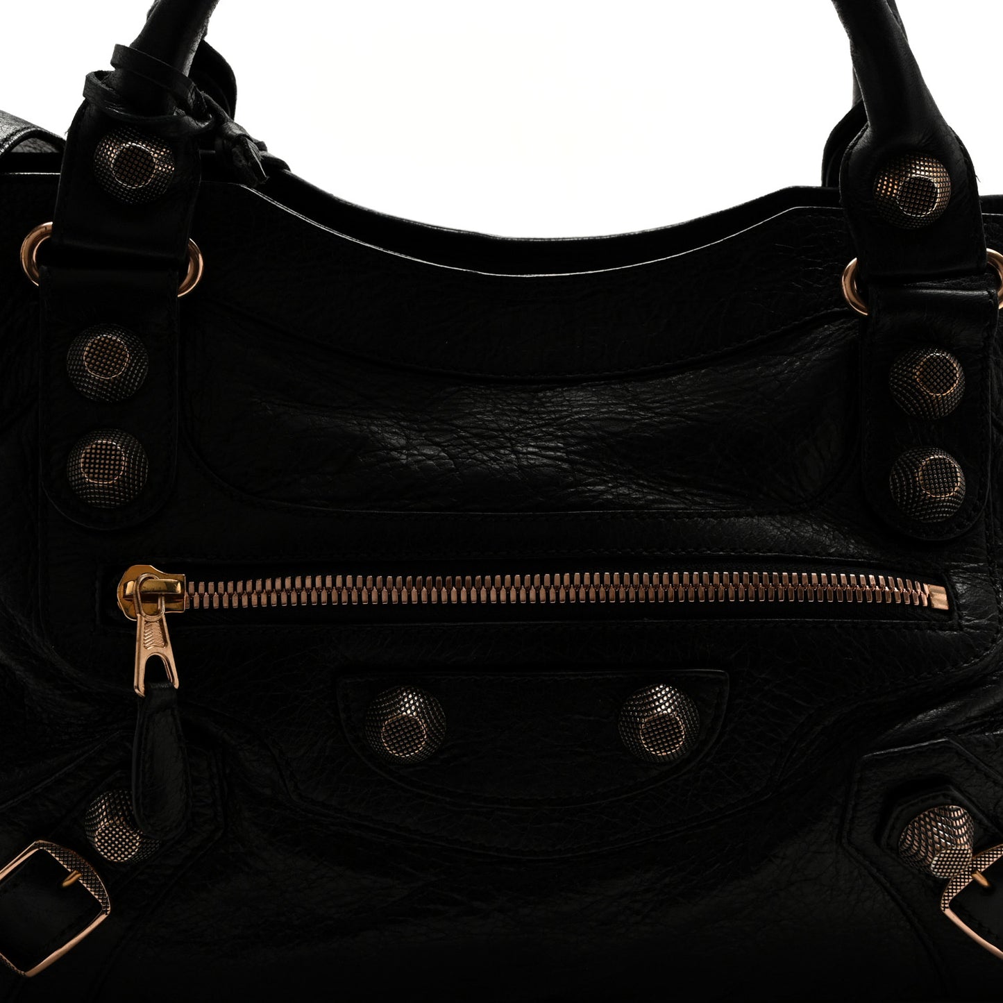 Agneau Giant 21 Rose Gold Hardware City Black