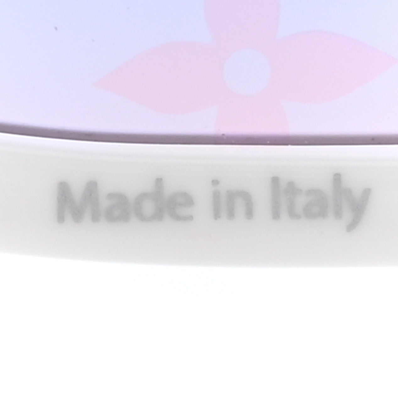 Louis Vuitton Acetate Monogram Sideway Sunglasses Z1452U White 8 of 9