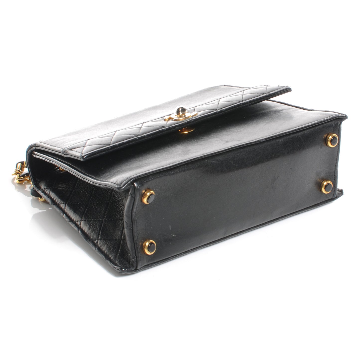 Lambskin Evening Bag Black