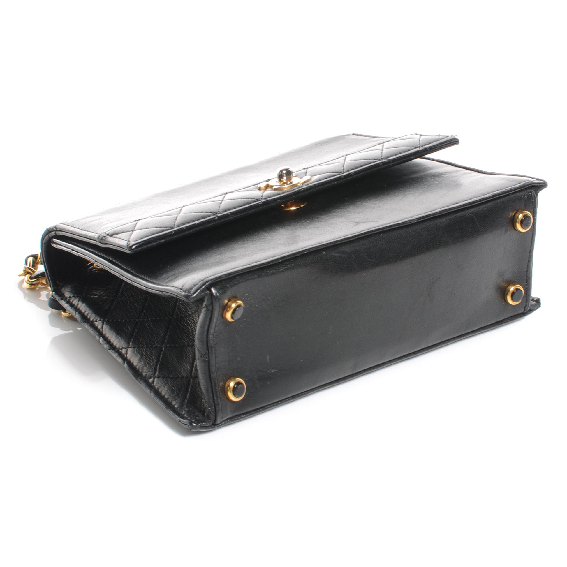 Chanel Lambskin Evening Bag Black 4 of 8