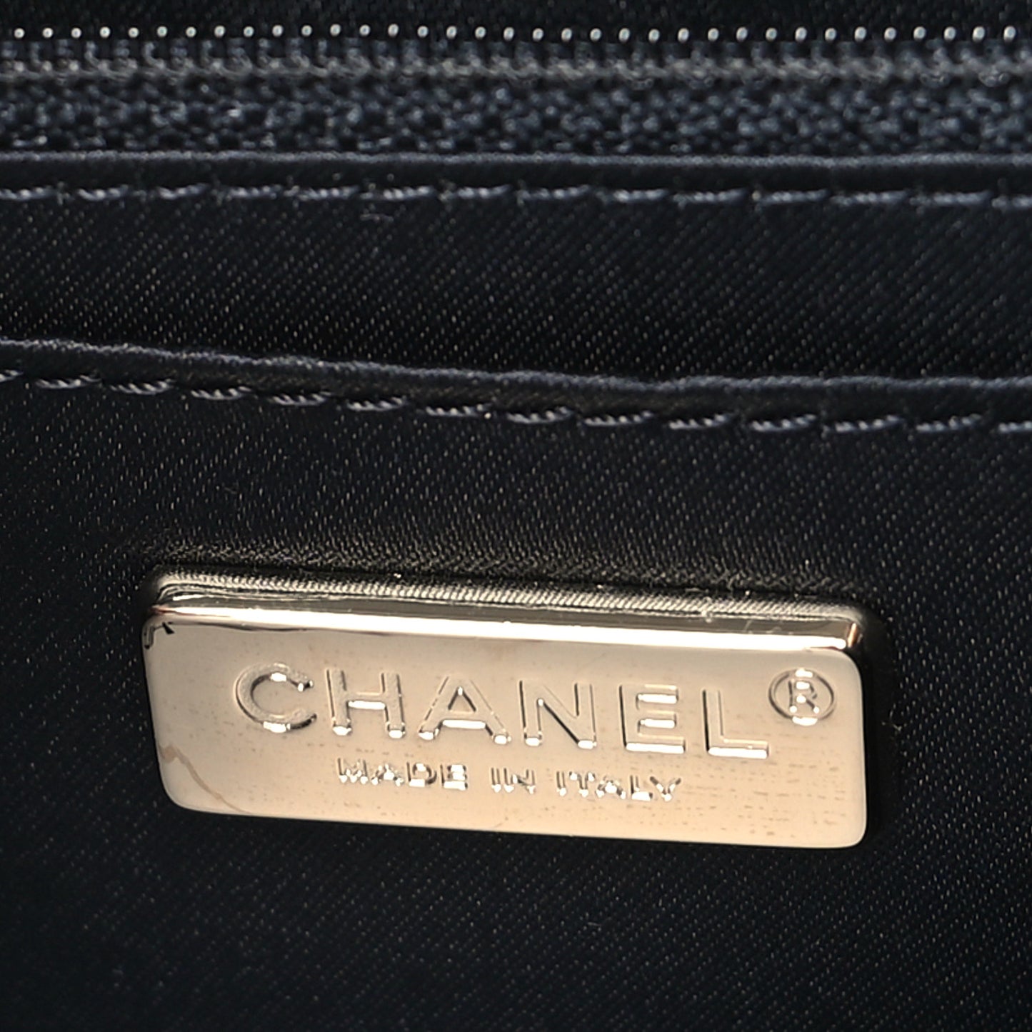 Sequin Medium Single Flap Blue Black Multicolor