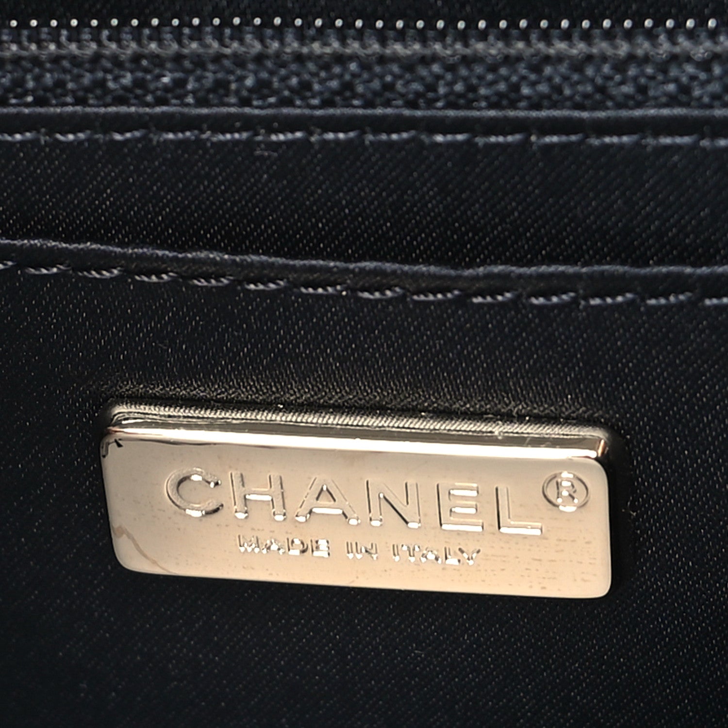 Chanel Sequin Medium Single Flap Blue Black Multicolor 6 of 9
