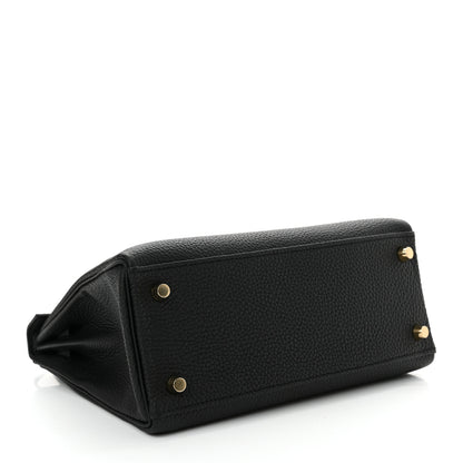 Hermes Togo Kelly Retourne 25 Black 4 of 11