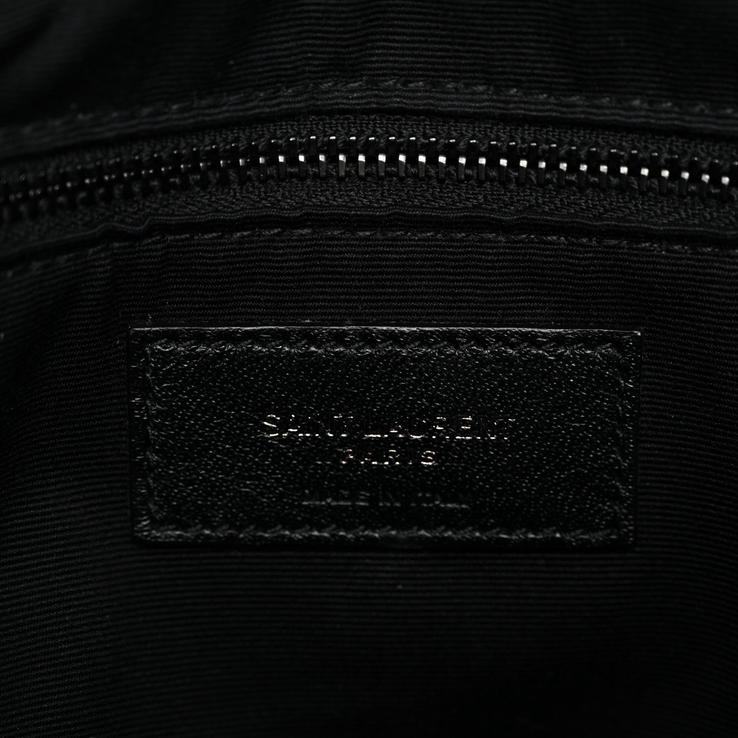 Saint Laurent Calfskin Y Quilted Monogram Monochrome Medium Loulou Chain Satchel Black 7 of 11