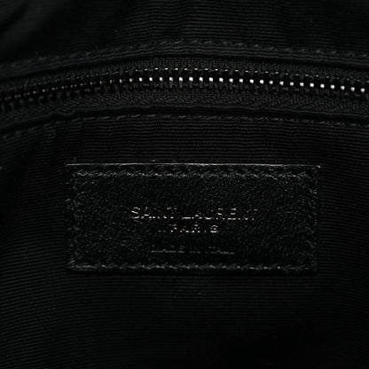 Saint Laurent Calfskin Y Quilted Monogram Monochrome Medium Loulou Chain Satchel Black 7 of 11