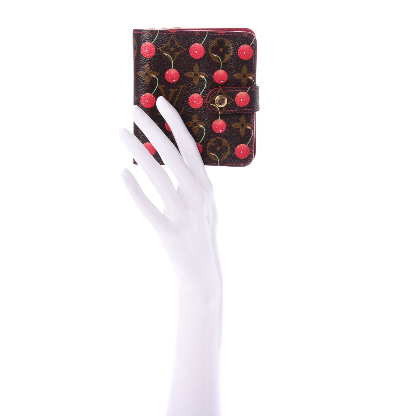Monogram Cerises Compact Zippe Wallet