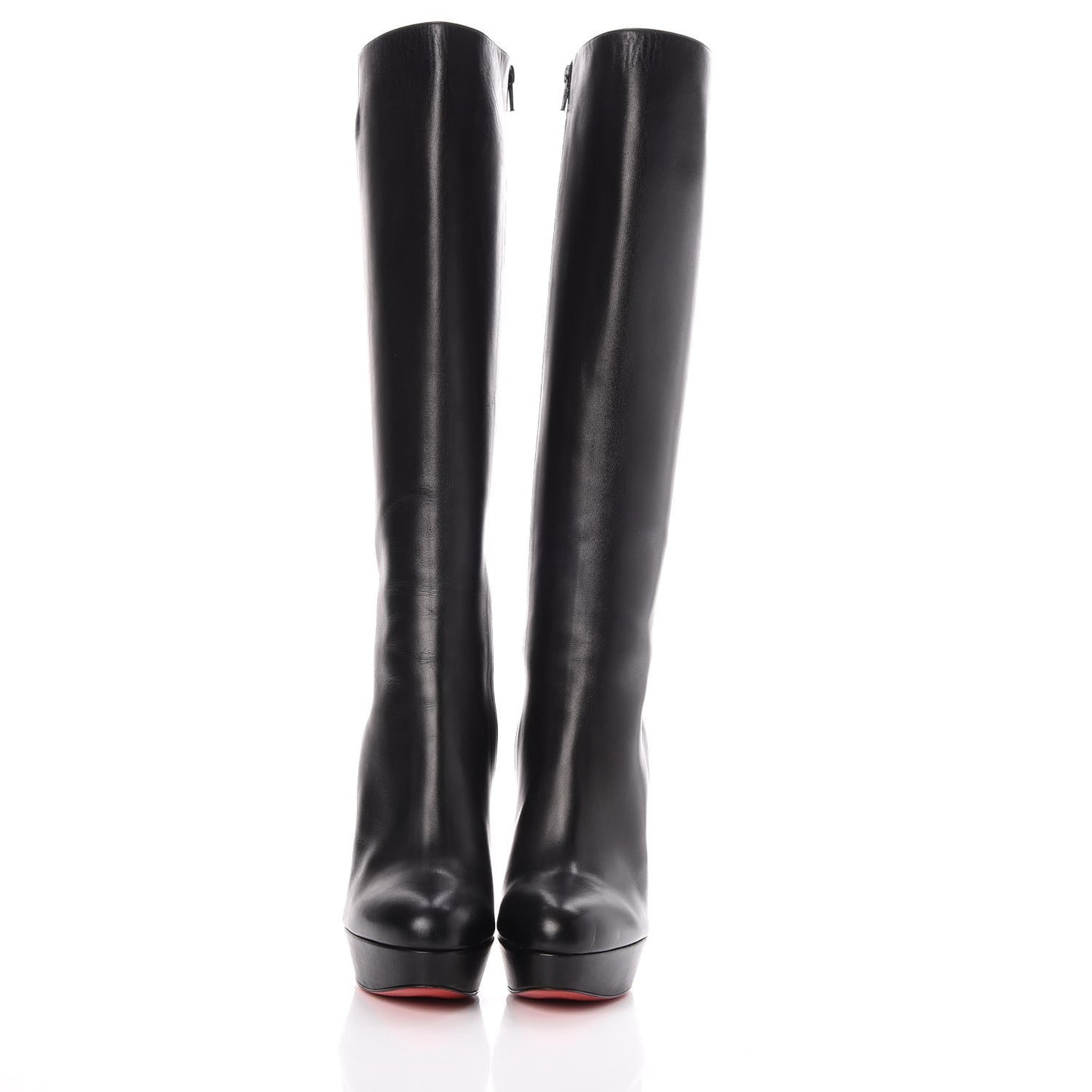 Calfskin Bianca Botta 140 Knee Boots 41 Black