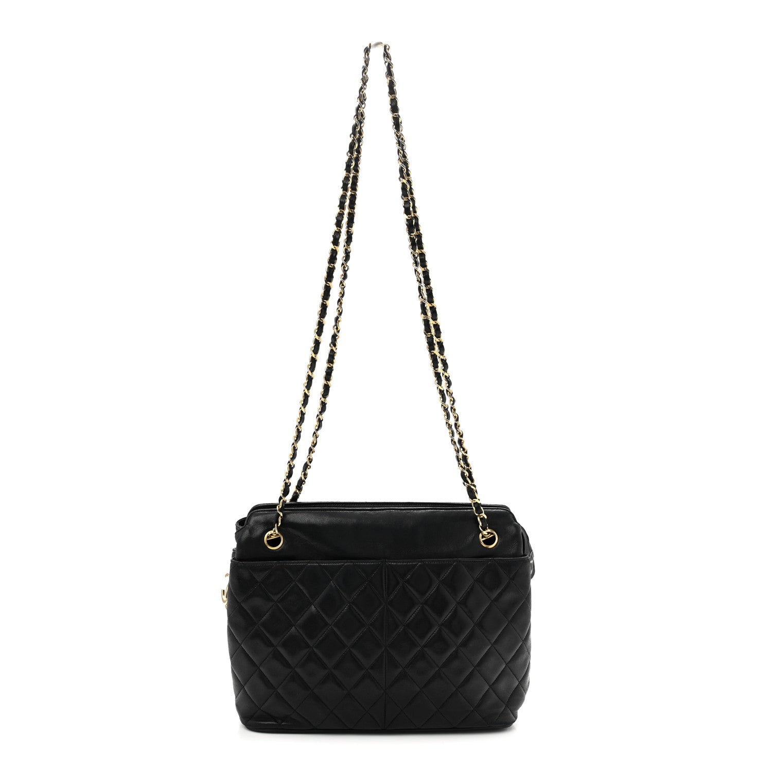 Chanel Lambskin Quilted Shoulder Bag Black 1 of 10