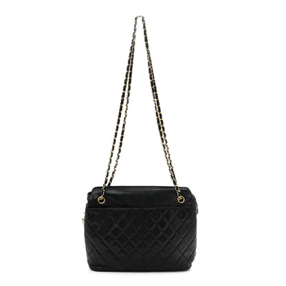Chanel Lambskin Quilted Shoulder Bag Black 1 of 10
