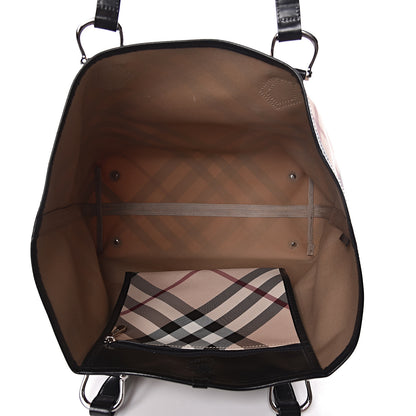 Burberry Nova Check Large Nickie Tote Black 6 of 14