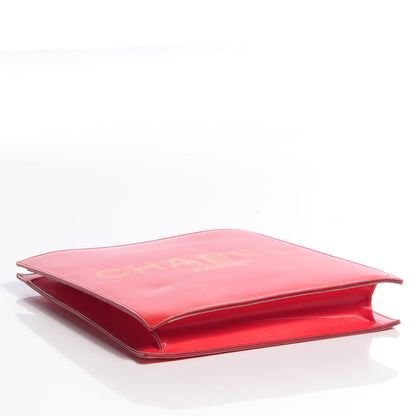 Chanel Vinyl Hologram CC Shoulder Bag Red 4 of 7