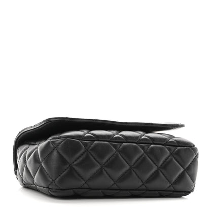 Versace Nappa Quilted Small Medusa Chain Crossbody Black 4 of 9