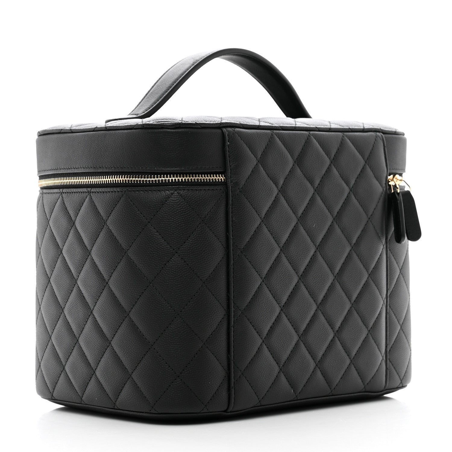 Chanel Caviar Quilted Large Vanity Pouch Black 3 of 7