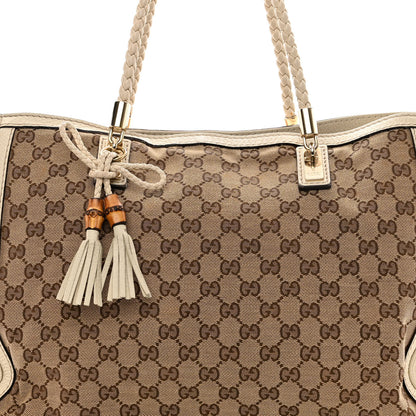Gucci Monogram Medium Bella Hobo Off White 8 of 12