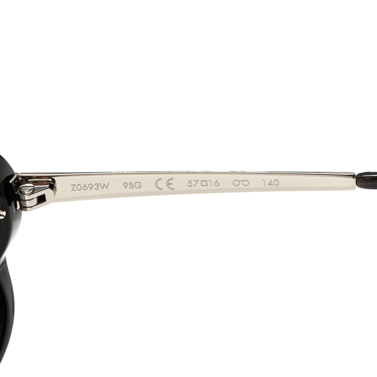 Louis Vuitton Acetate Bluebell Sunglasses Z0693W Black Glitter 7 of 9