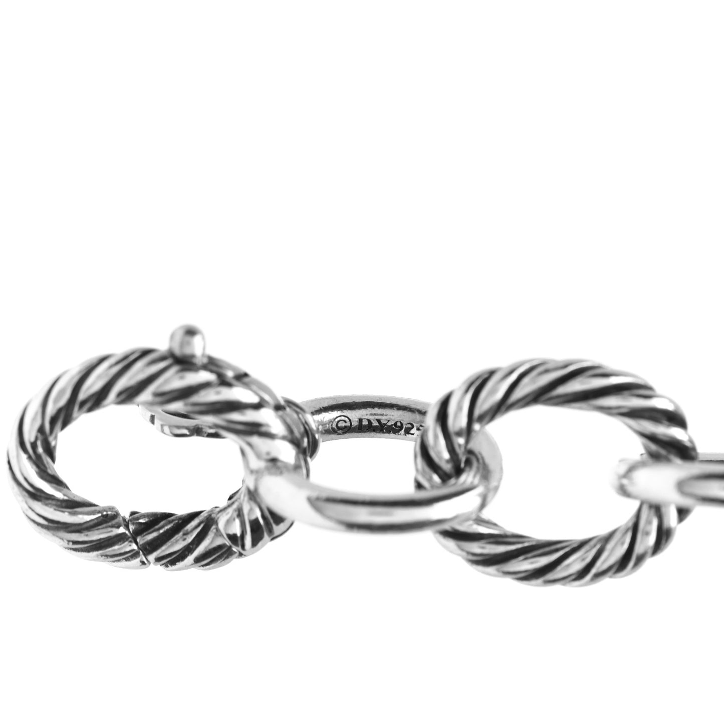 Sterling Silver 12mm Large Oval Link Bracelet