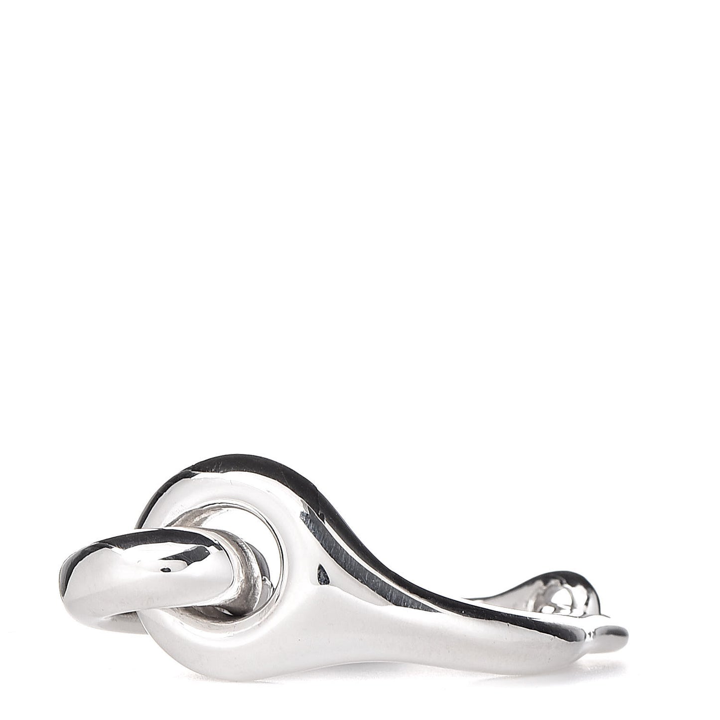 Sterling Silver Double Circle Link Ring 54 6.75