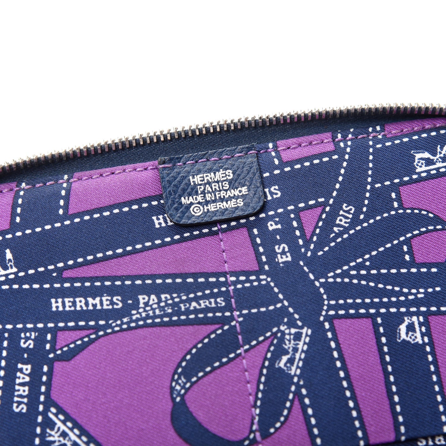 Hermes Epsom Silkydaily Globe Trotter Agenda Bleu Saphir 6 of 6