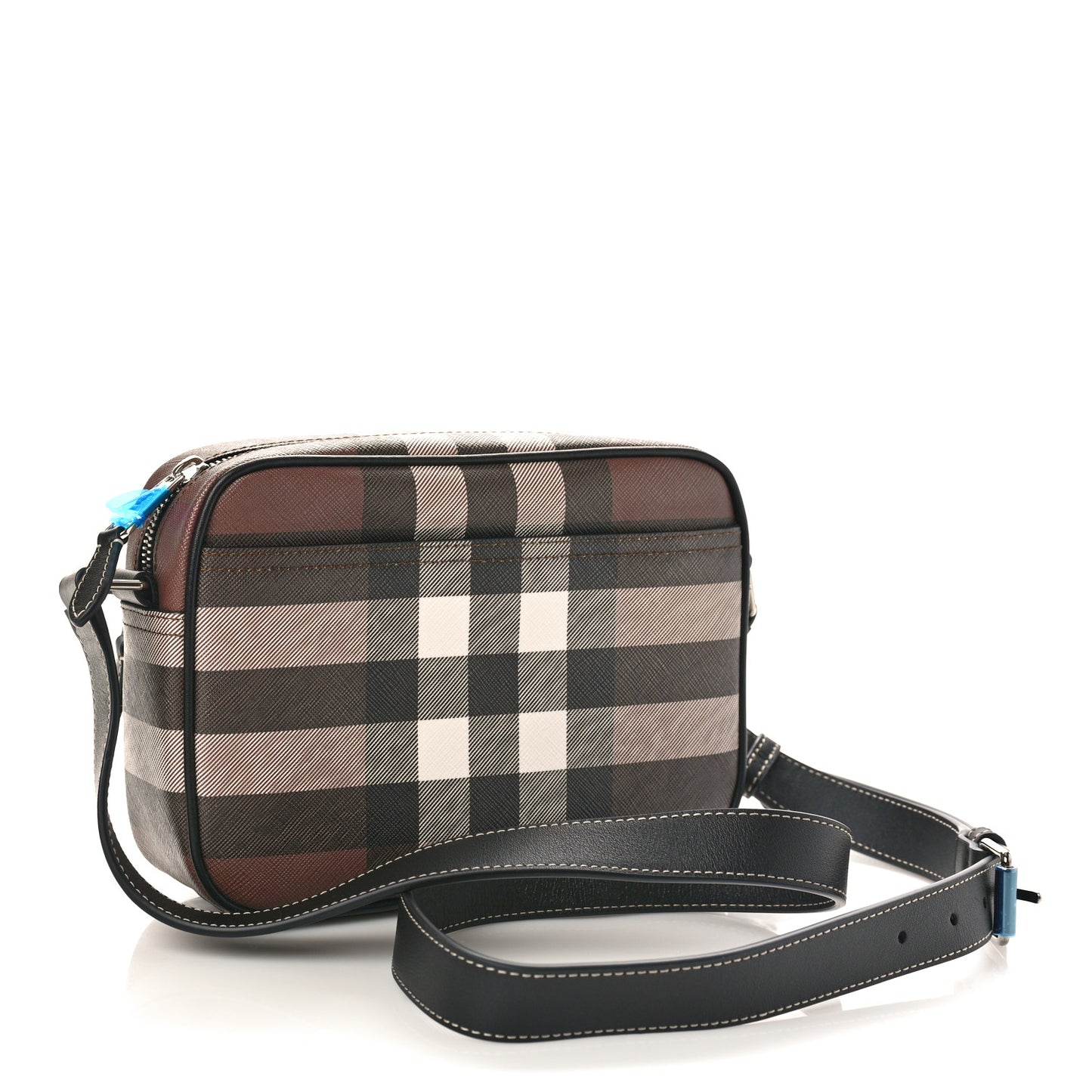 Canvas Check Paddy Messenger Birch Brown