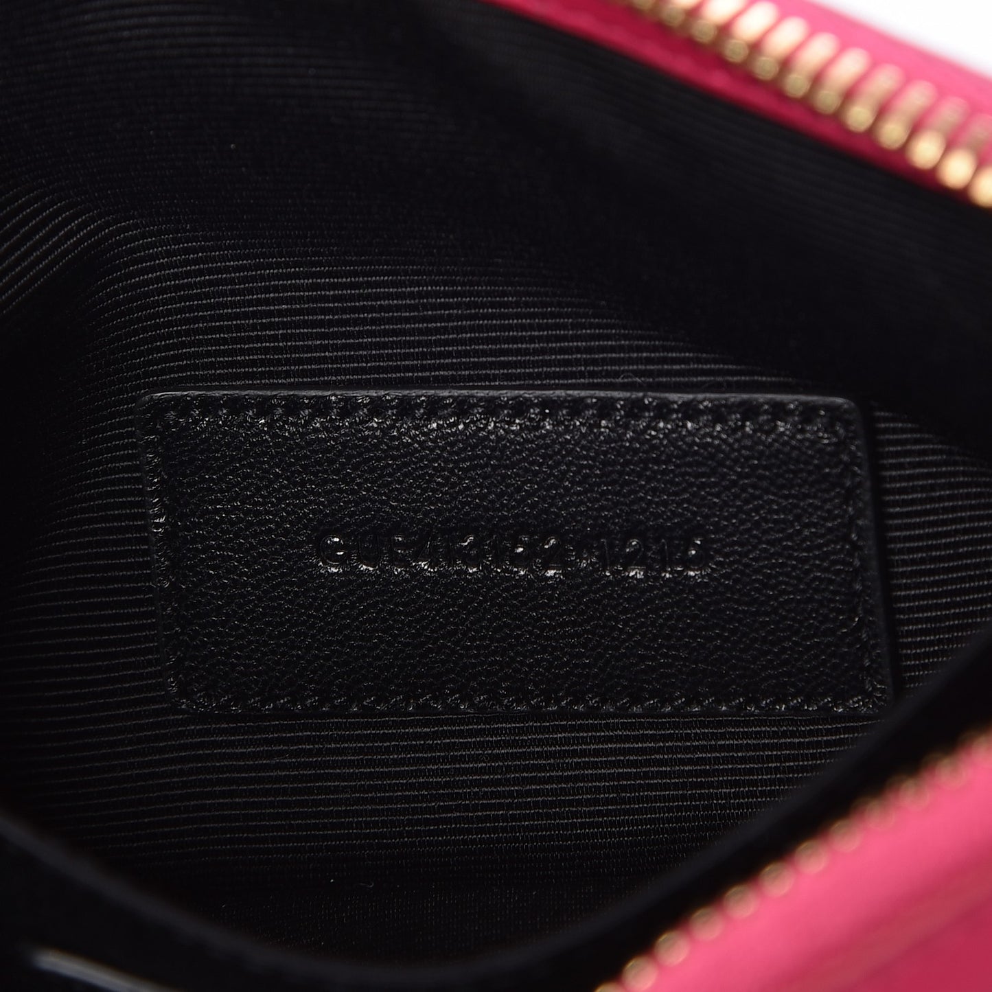 Calfskin Monogram Phone Pouch Crossbody Bag Bubblegum