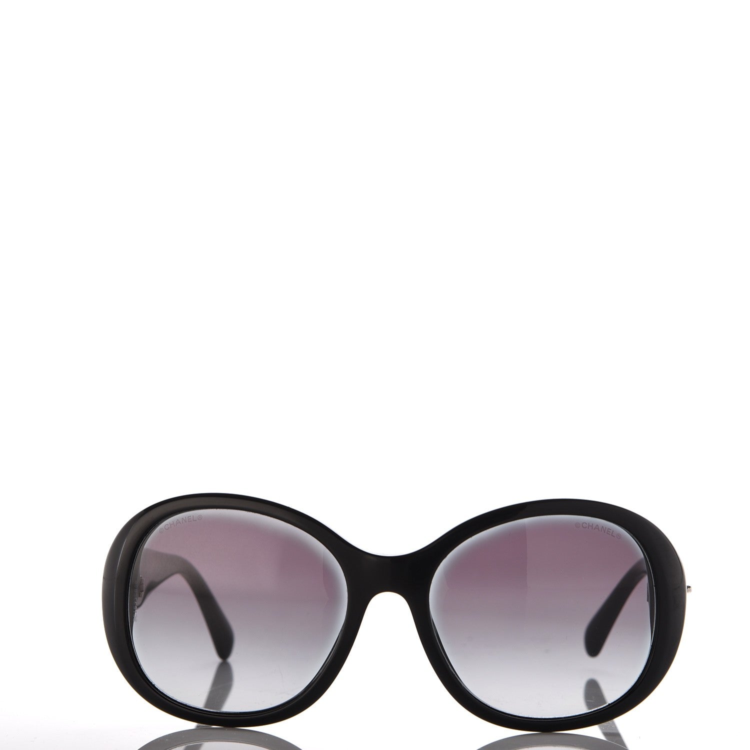 Chanel Acetate CC Turnlock Sunglasses 5235-Q Black Beige 2 of 7