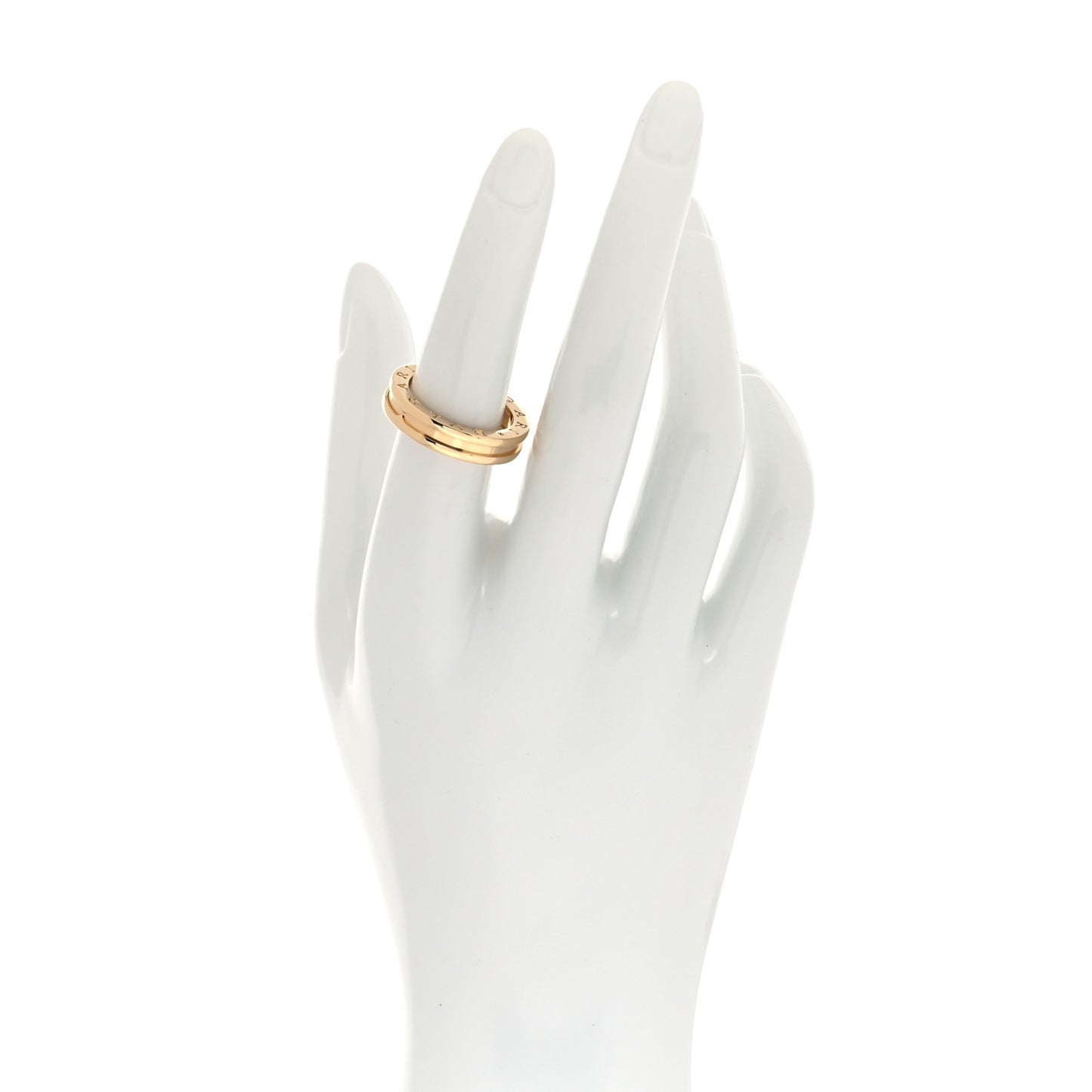18K Yellow Gold B.Zero1 One-Band Ring 53 6.5