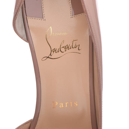 Christian Louboutin Patent Iriza 100 Pumps 40 Nude 6 of 10