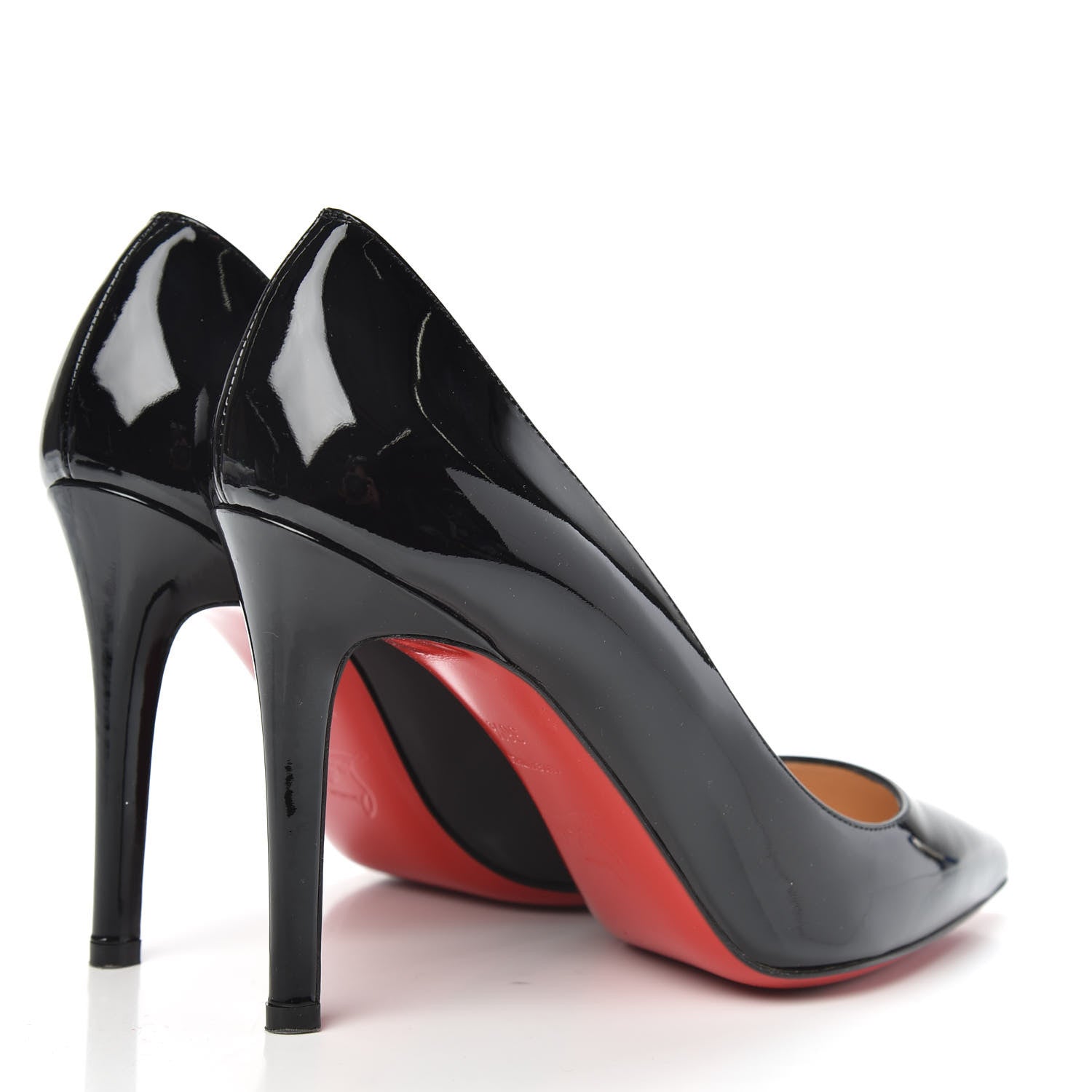 Christian Louboutin Patent Pigalle 100 Pumps 36.5 Black 4 of 9