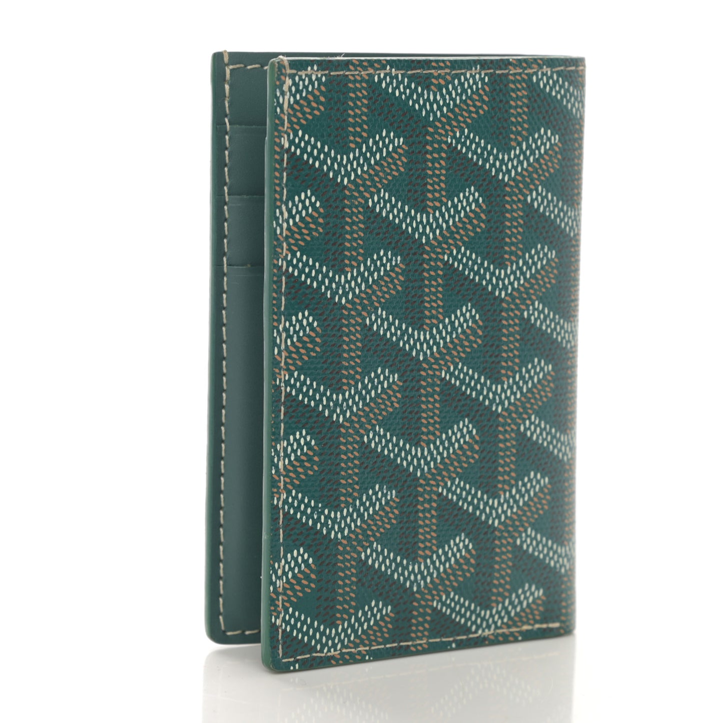Goyardine Saint Pierre Card Holder Green