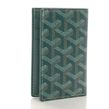 Goyard Goyardine Saint Pierre Card Holder Green 3 of 6
