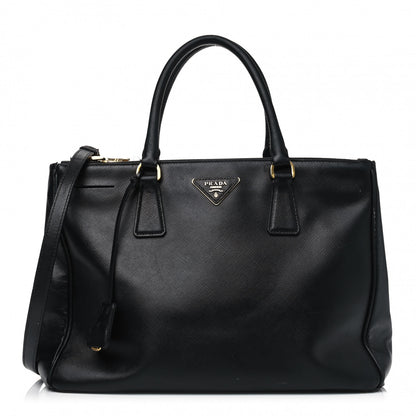 Prada Saffiano Medium Galleria Double Zip Tote Black 1 of 20