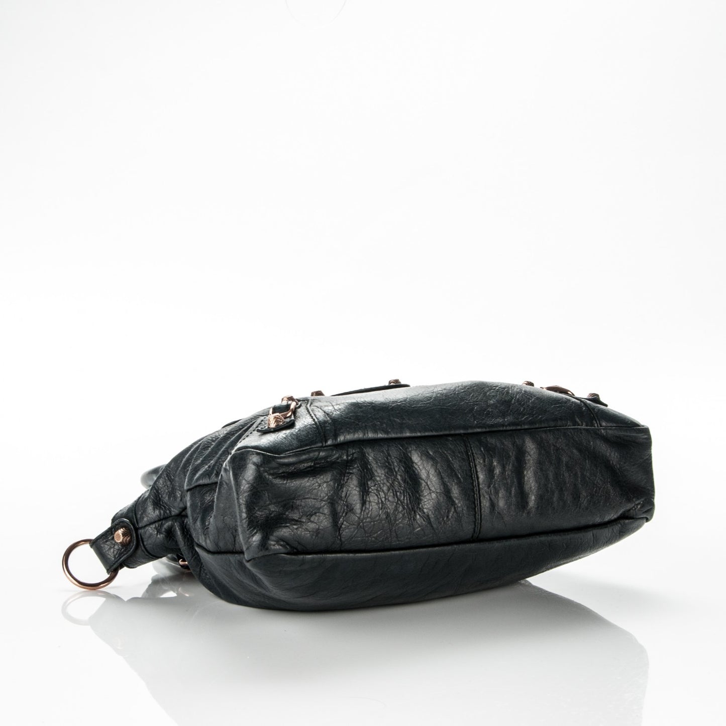 Agneau Giant 12 Rose Gold Hardware Town Black