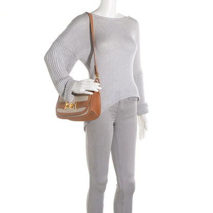 Hermes Barenia and Toile Shoulder Bag 2 of 34