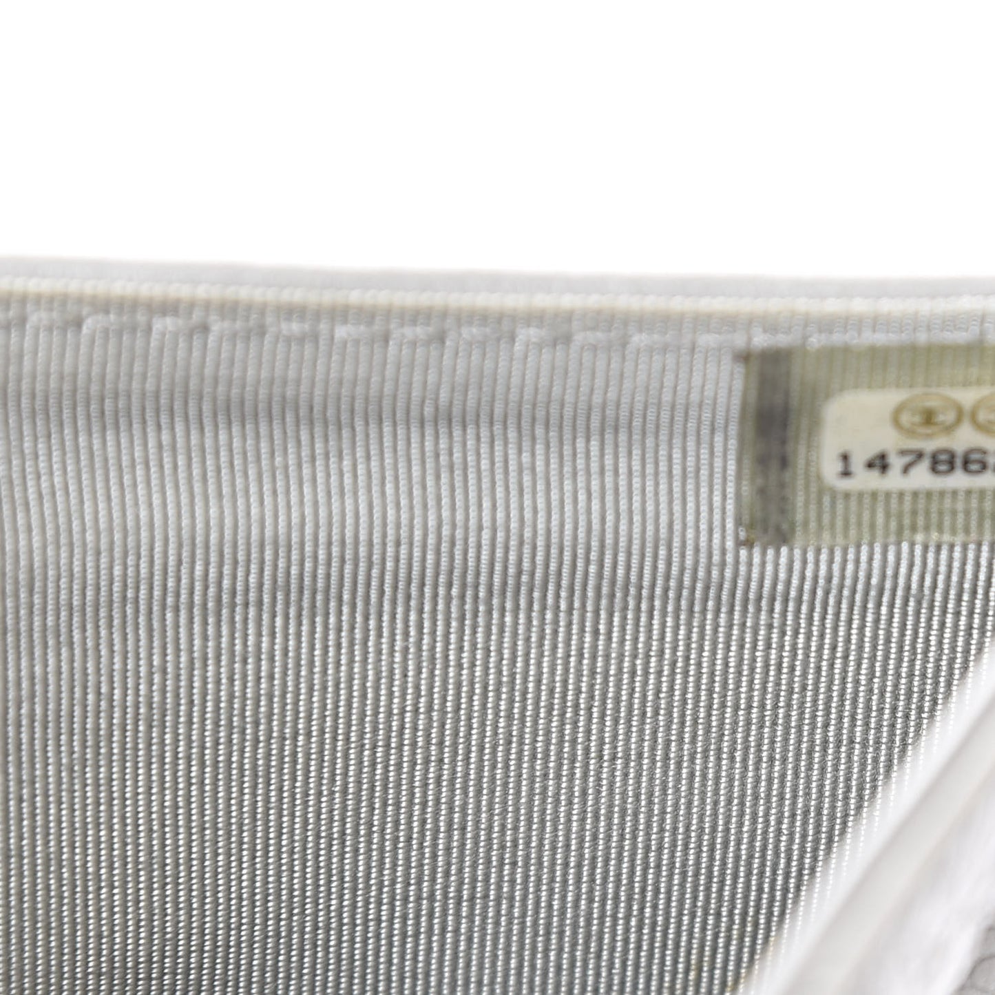 Caviar Quilted CC French Wallet Light Gray