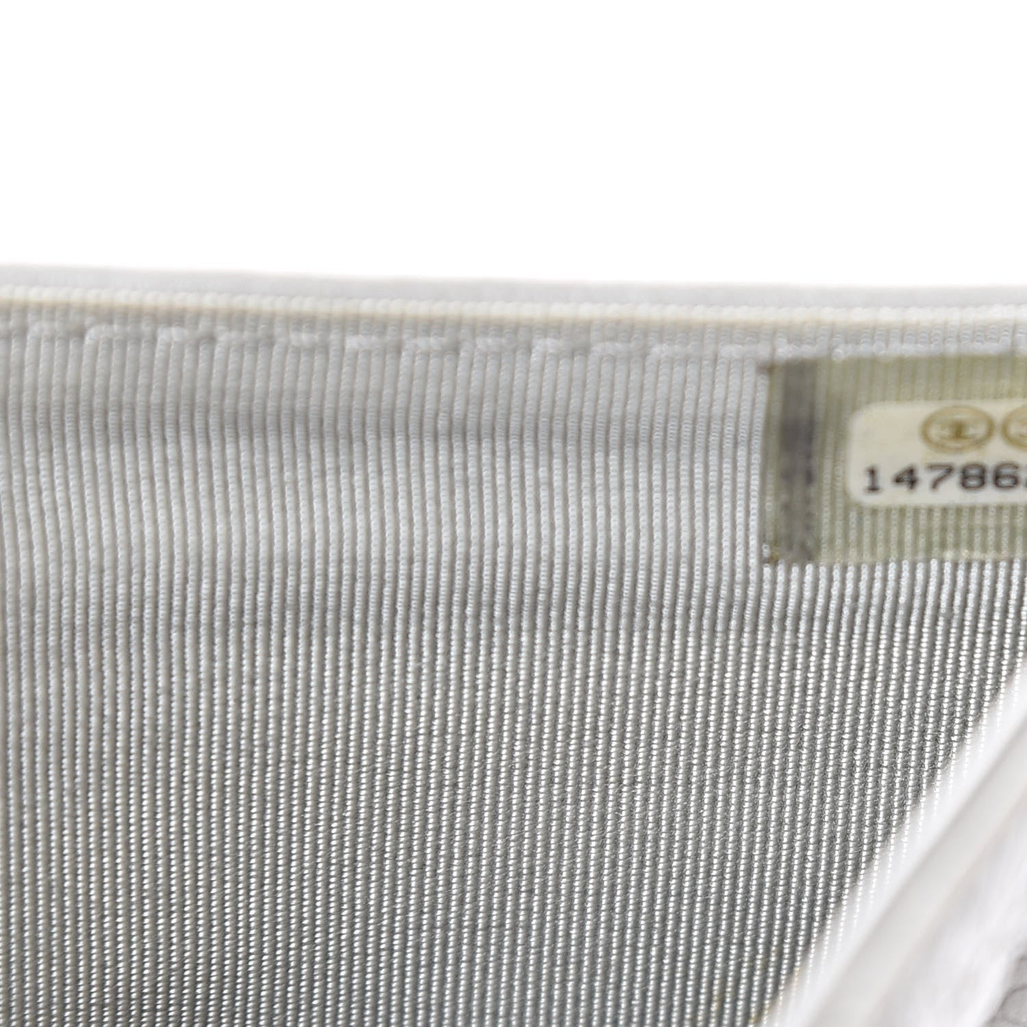 Chanel Caviar Quilted CC French Wallet Light Gray 9 of 15