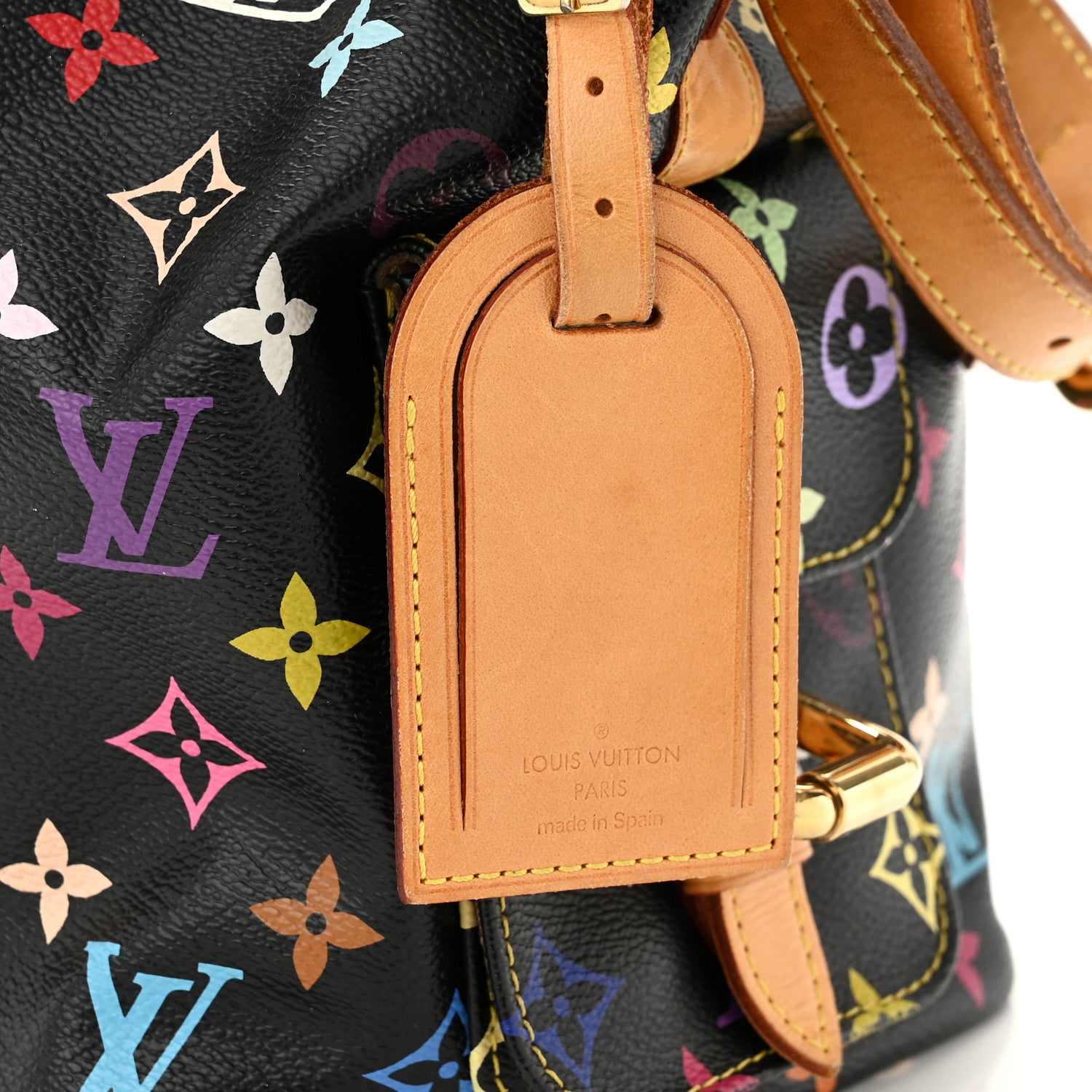 Louis Vuitton Monogram Multicolor Petit Noe Black 7 of 12