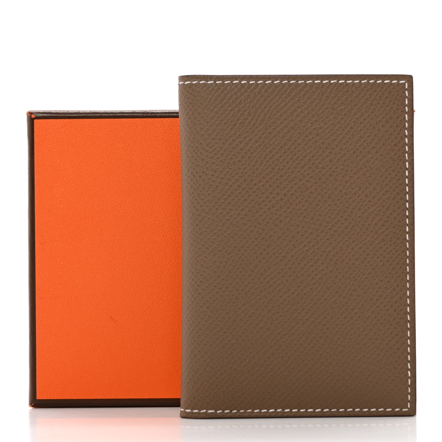 Hermes Epsom MC2 Euclide Card Holder Case Etoupe 8 of 8