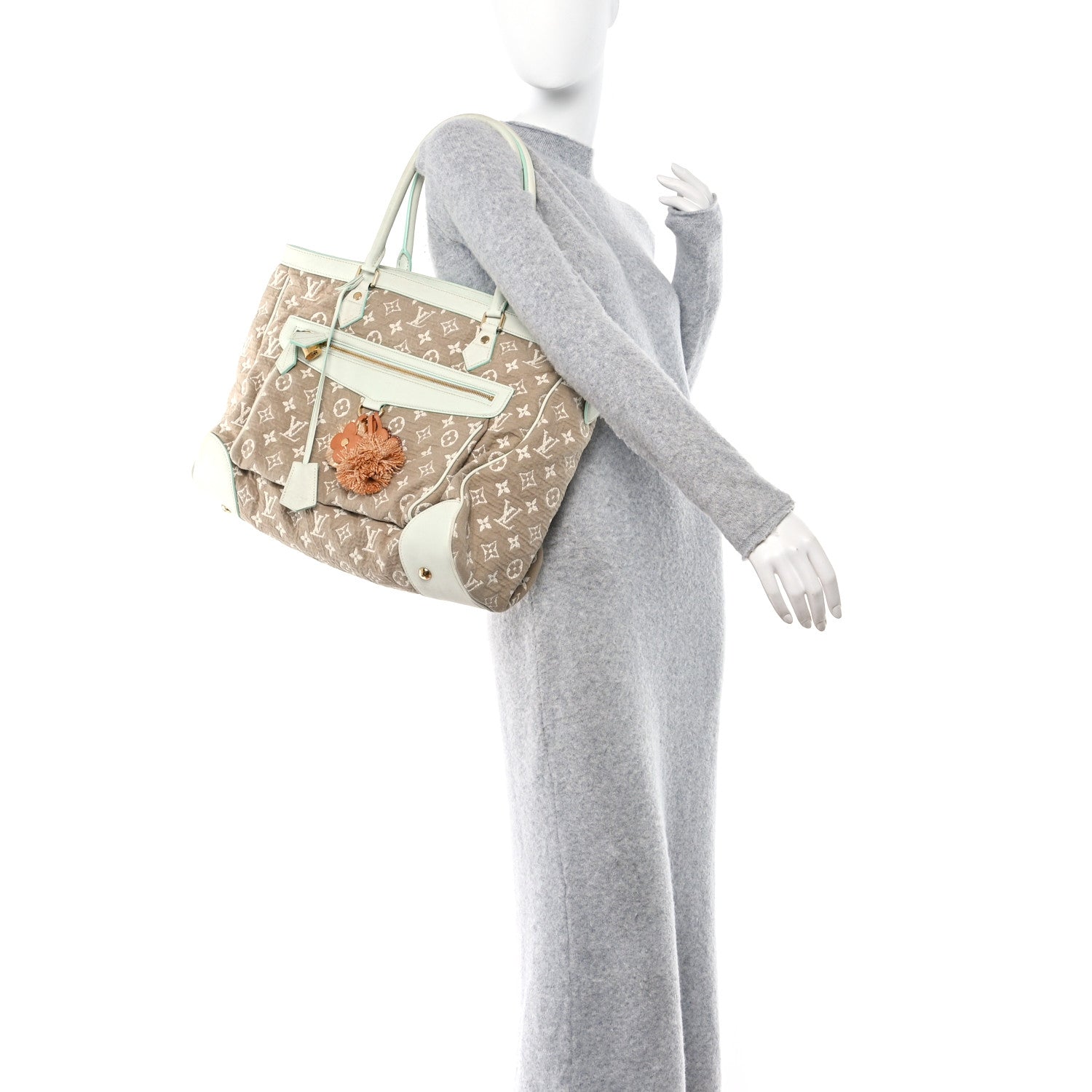 Louis Vuitton Monogram Sabbia Cabas GM Light Blue 2 of 11