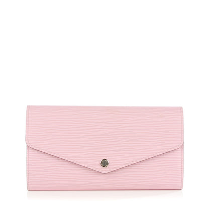 Louis Vuitton Epi Sarah Wallet NM Rose Clair 1 of 8