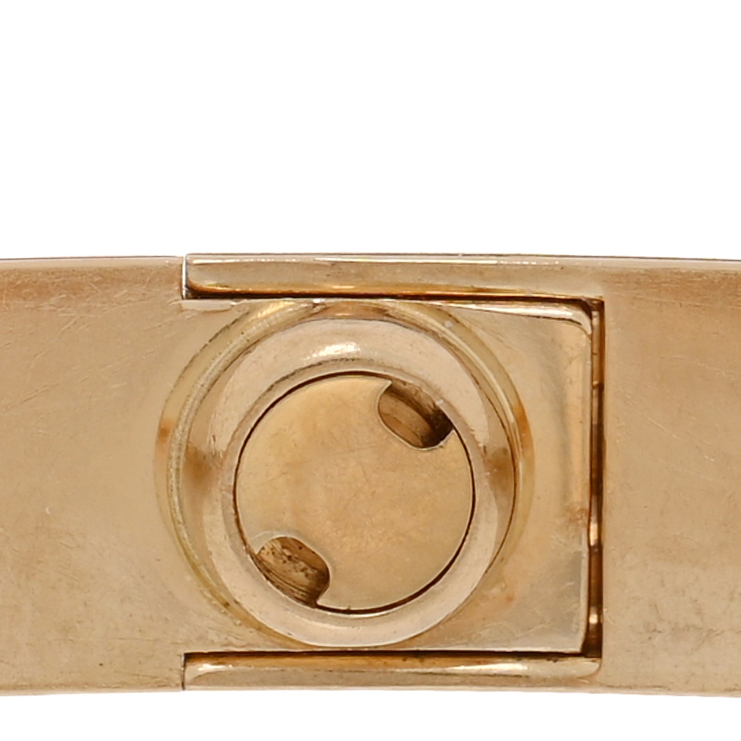 18K Yellow Gold 4 Diamond LOVE Bracelet 16