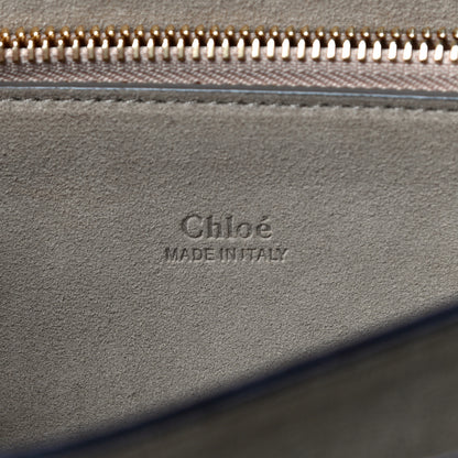 Chloe Suede Calfskin Medium Faye Shoulder Bag Tobacco 6 of 23