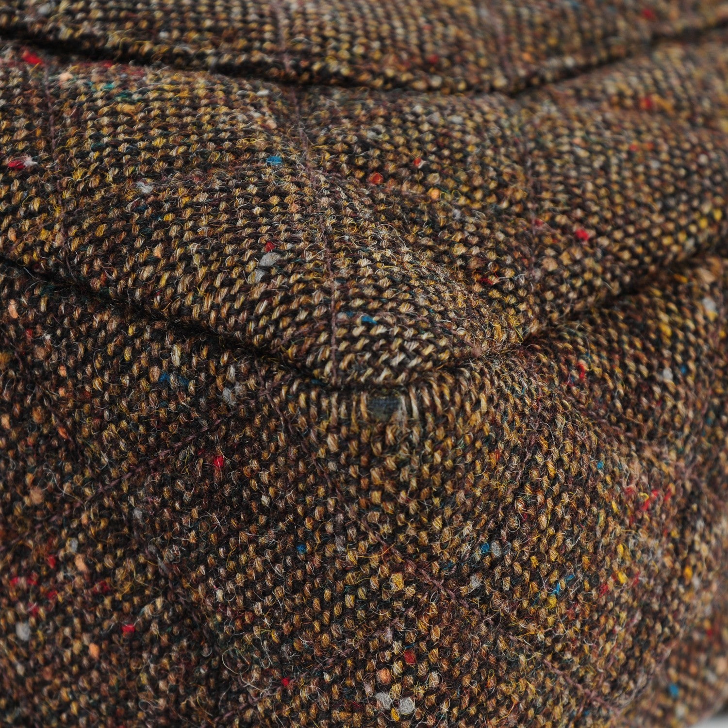 Chanel Tweed Quilted Jumbo Single Flap Brown 13 of 14
