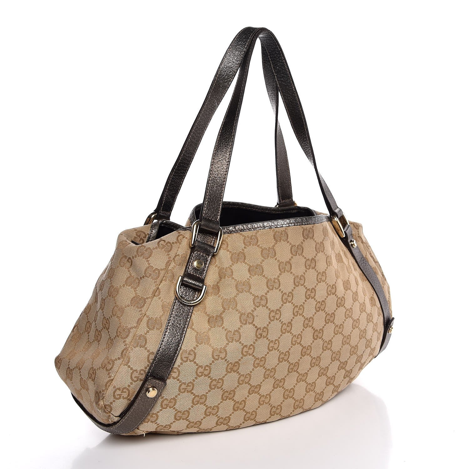 Gucci Monogram Medium Abbey Shoulder Bag Metallic 3 of 7